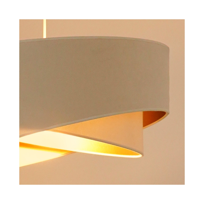 Brilagi - LED Luster na lanku LYRA 1xE27/15W/230V krémová/biela
