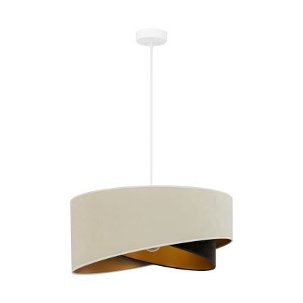 Brilagi - LED Luster na lanku LYRA 1xE27/15W/230V krémová/čierna/zlatá