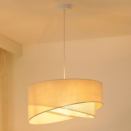 Brilagi - LED Luster na lanku LYRA 1xE27/15W/230V krémová