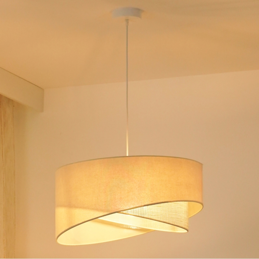 Brilagi - LED Luster na lanku LYRA 1xE27/15W/230V krémová