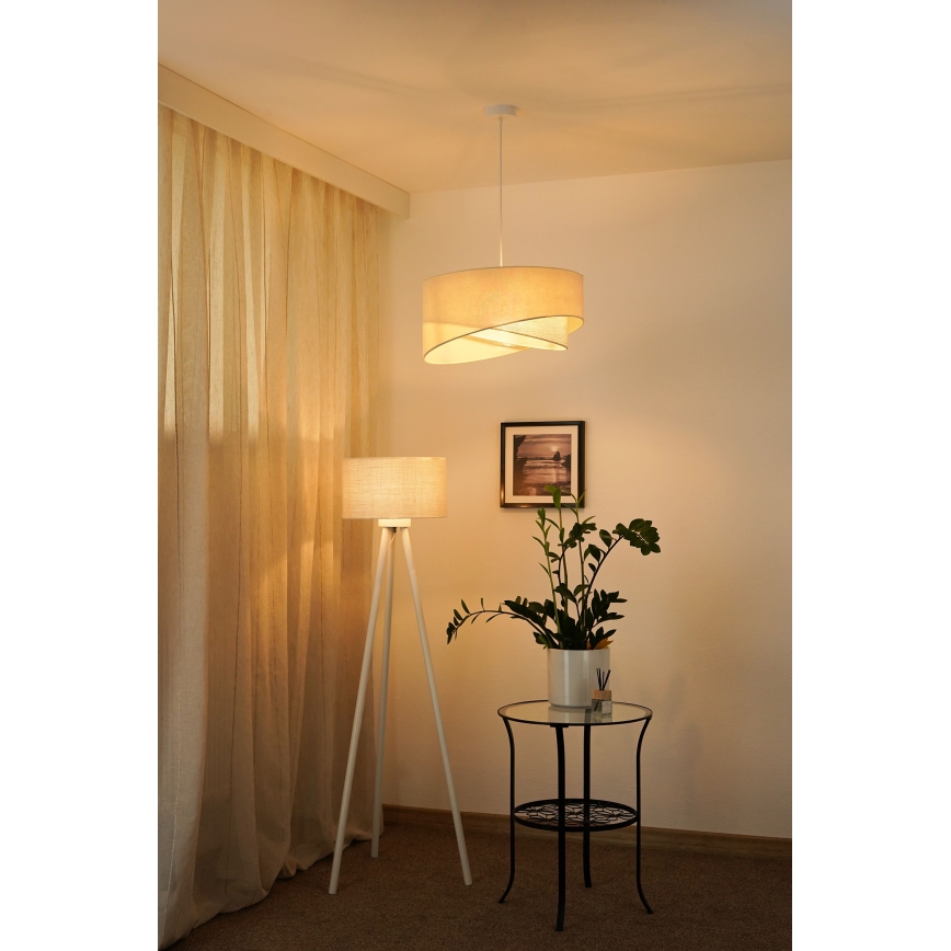 Brilagi - LED Luster na lanku LYRA 1xE27/15W/230V krémová