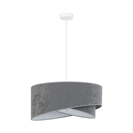 Brilagi - LED Luster na lanku LYRA 1xE27/15W/230V šedá/biela