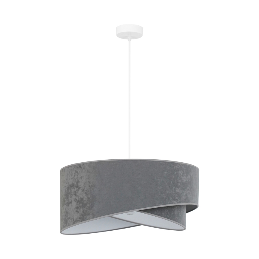 Brilagi - LED Luster na lanku LYRA 1xE27/15W/230V šedá/biela