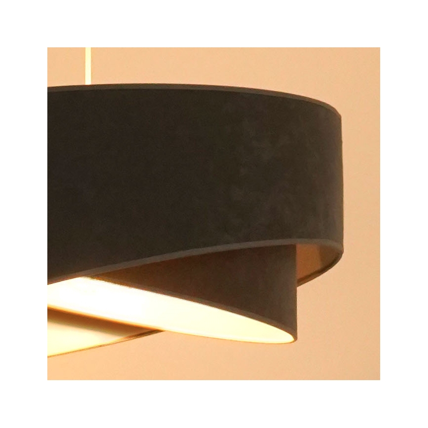 Brilagi - LED Luster na lanku LYRA 1xE27/15W/230V šedá/biela