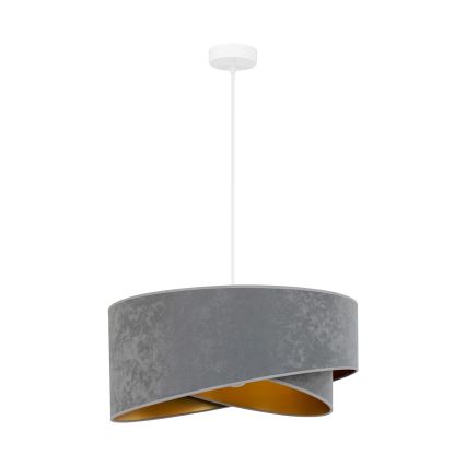 Brilagi - LED Luster na lanku LYRA 1xE27/15W/230V šedá/zlatá