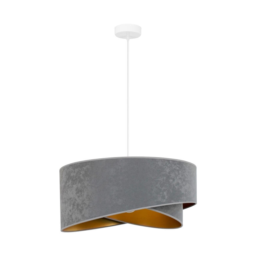 Brilagi - LED Luster na lanku LYRA 1xE27/15W/230V šedá/zlatá