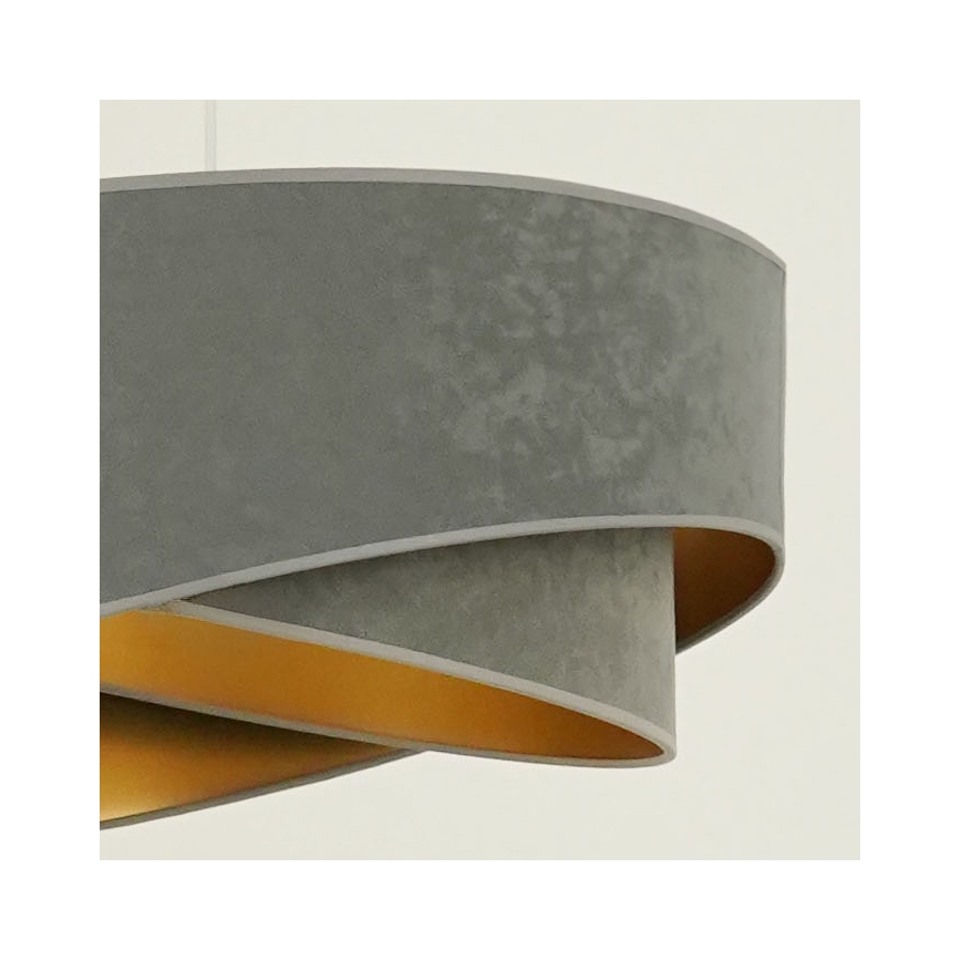 Brilagi - LED Luster na lanku LYRA 1xE27/15W/230V šedá/zlatá