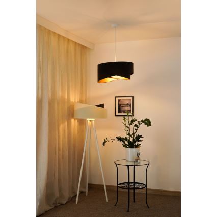 Brilagi - LED Luster na lanku LYRA 1xE27/15W/230V tmavohnedá/zlatá