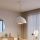 Brilagi - LED luster na lanku METALO 1xE27/40W/230V pr. 40 cm biela/medená