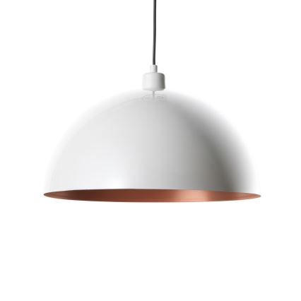 Brilagi - LED luster na lanku METALO 1xE27/40W/230V pr. 40 cm biela/medená