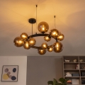 Brilagi - LED luster na lanku MILLA 15xG9/3W/230V hnedá/dymová hnedá