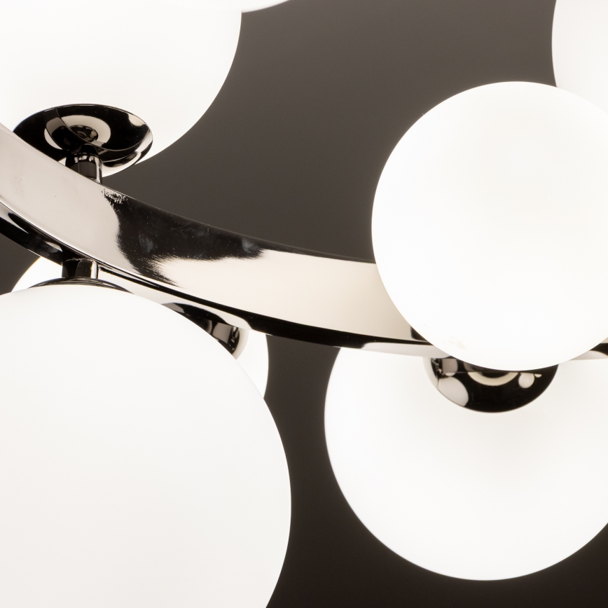 Brilagi - LED Luster na lanku MILLA 15xG9/3W/230V lesklý chróm/biela