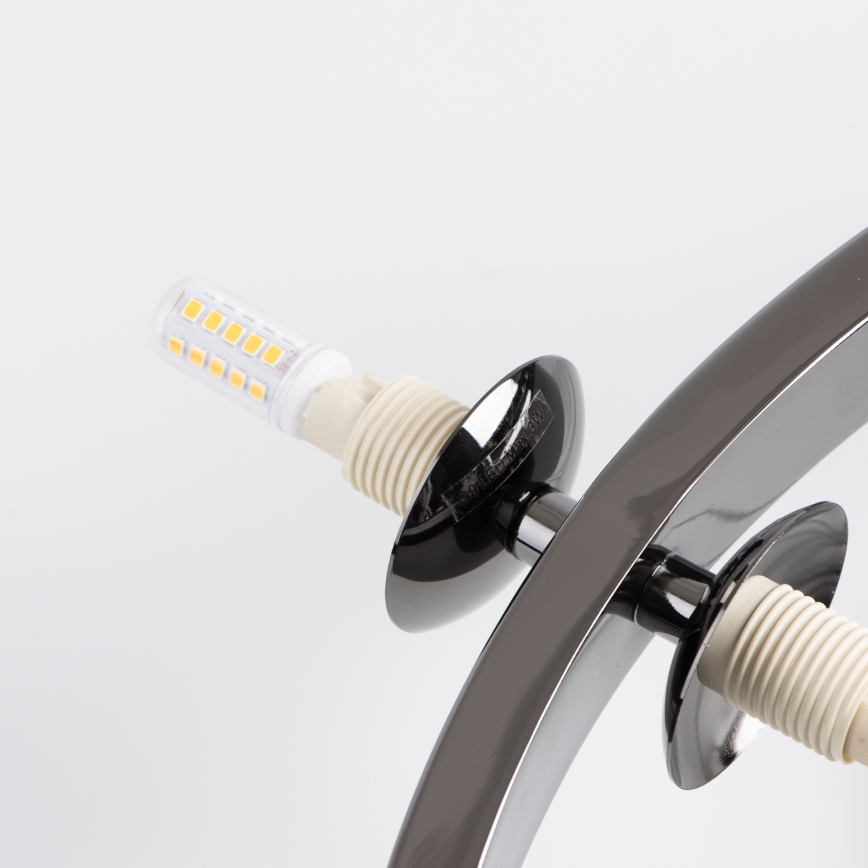 Brilagi - LED Luster na lanku MILLA 15xG9/3W/230V lesklý chróm/zlatá