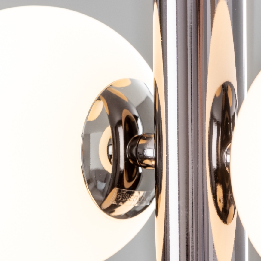 Brilagi - LED luster na lanku MILLA 6xG9/3W/230V čierny chróm/biela