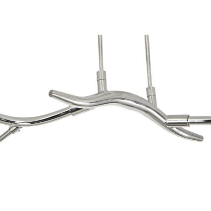 Brilagi - LED Luster na lanku MISTEL 6xG9/3W/230V lesklý chróm/dymová