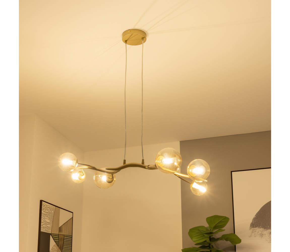 Brilagi - LED Luster na lanku MISTEL 6xG9/3W/230V zlatá 3009-6PGA