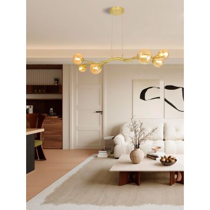 Brilagi - LED Luster na lanku MISTEL 6xG9/3W/230V zlatá
