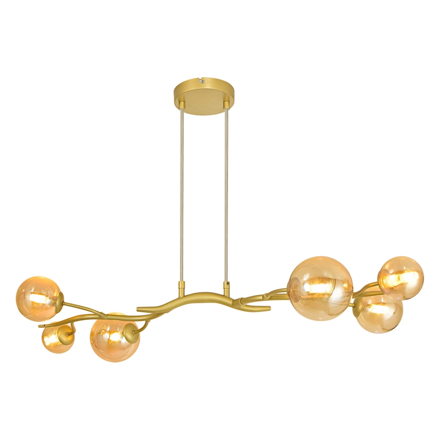 Brilagi - LED Luster na lanku MISTEL 6xG9/3W/230V zlatá