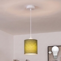 BRILAGI - LED luster na lanku NUBILA 1xE27/60W/230V pr. 14 cm biela/zelená