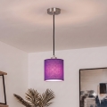 Brilagi - LED luster na lanku NUBILA 1xE27/60W/230V pr. 14 cm čierna/fialová