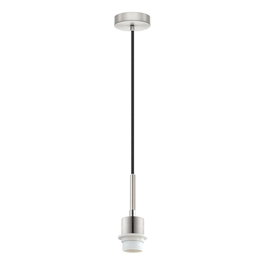 Brilagi - LED luster na lanku NUBILA 1xE27/60W/230V pr. 14 cm čierna/svetlohnedá