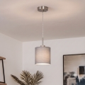 Brilagi - LED luster na lanku NUBILA 1xE27/60W/230V pr. 14 cm svetlosivá