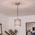 Brilagi - LED Luster na lanku NUBILA 1xE27/60W/230V priem. 14 cm čierna/svetlosivá