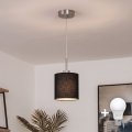 Brilagi - LED luster na lanku NUBILA 1xE27/60W/230V priemer 14 cm čierna