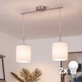 Brilagi - LED luster na lanku NUBILA 2xE27/60W/230V biely