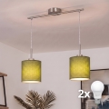 Brilagi - LED luster na lanku NUBILA 2xE27/60W/230V zelený
