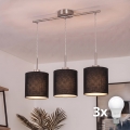 Brilagi - LED luster na lanku NUBILA 3xE27/60W/230V čierny