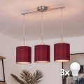 Brilagi - LED luster na lanku NUBILA 3xE27/60W/230V pompejská červená