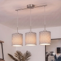 Brilagi - LED luster na lanku NUBILA 3xE27/60W/230V sivý