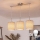 Brilagi - LED luster na lanku NUBILA 3xE27/60W/230V svetlohnedá