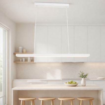 Brilagi - LED luster na lanku PAXIS LED/30W/230V 120 cm biely