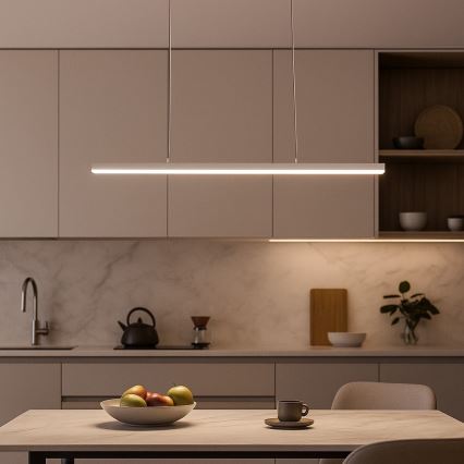Brilagi - LED luster na lanku PAXIS LED/30W/230V 120 cm biely