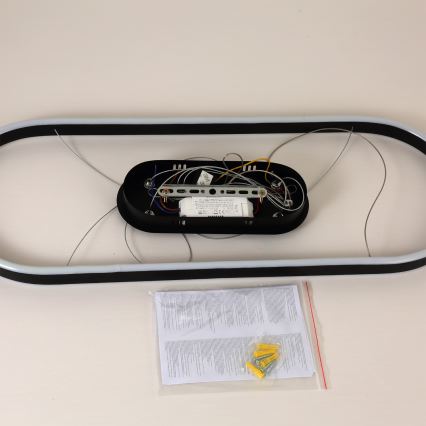 Brilagi - LED luster na lanku PONDIE LED/43W/230V 80x30 cm čierna