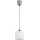 Brilagi - LED luster na lanku RETRO GLASS 1xE27/60W/230V pr. 10 cm strieborná/biela