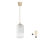 Brilagi - LED luster na lanku RETRO GLASS 1xE27/60W/230V pr. 14 cm béžová/biela