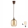 Brilagi - LED luster na lanku RETRO GLASS 1xE27/60W/230V pr. 14 cm hnedá/dymovo-hnedá