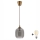 Brilagi - LED luster na lanku RETRO GLASS 1xE27/60W/230V pr. 14 cm hnedá/zadymená sivá