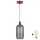 Brilagi - LED luster na lanku RETRO GLASS 1xE27/60W/230V pr. 14 cm medená/dymovošedá