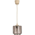 Brilagi - LED luster na lanku RETRO GLASS 1xE27/60W/230V pr. 15 cm béžová/dymová béžová