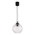 Brilagi - LED luster na lanku RETRO GLASS 1xE27/60W/230V pr. 18 cm čierna/číra