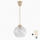 Brilagi - LED luster na lanku RETRO GLASS 1xE27/60W/230V pr. 25 cm béžová/číra