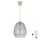 Brilagi - LED luster na lanku RETRO GLASS 1xE27/60W/230V pr. 26 cm béžová/dymová sivá