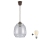 Brilagi - LED luster na lanku RETRO GLASS 1xE27/60W/230V pr. 26 cm hnedá/dymovo-sivá