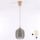 Brilagi - LED luster na lanku RETRO GLASS 1xE27/60W/230V, priemer 14 cm, béžová/dymová sivá