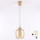 Brilagi - LED luster na lanku RETRO GLASS 1xE27/60W/230V priemer 14 cm béžová/dymovo-hnedá