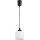 Brilagi - LED luster na lanku RETRO GLASS 1xE27/60W/230V priemer 14 cm čierna/biela